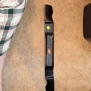 Black Metal Lawn Mower Blade